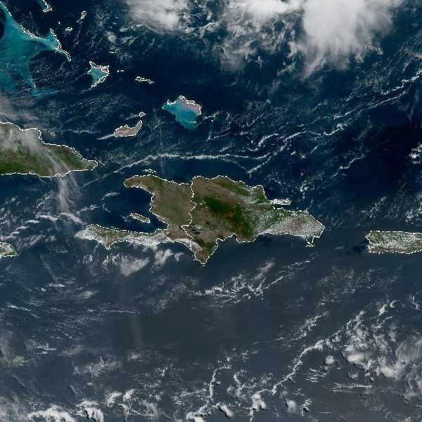 météo tropicale : Image satellite .