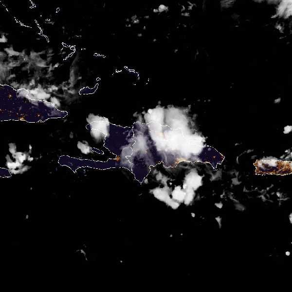 météo tropicale : Image satellite .