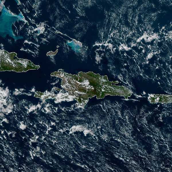 météo tropicale : Image satellite .