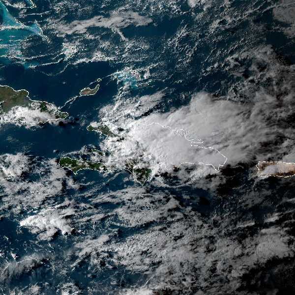 météo tropicale : Image satellite .