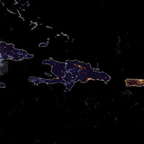 météo tropicale : Image satellite .