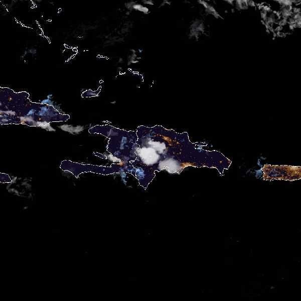 météo tropicale : Image satellite .