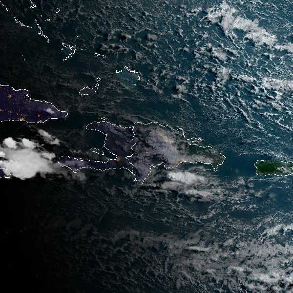 météo tropicale : Image satellite .