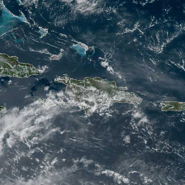 météo tropicale : Image satellite .