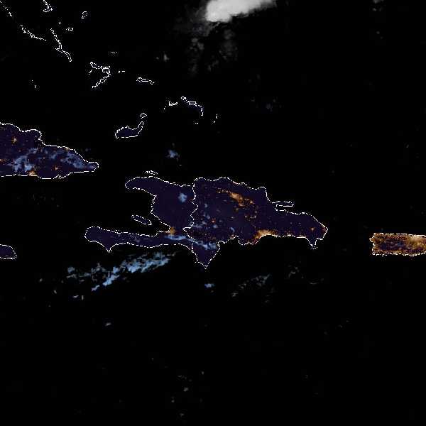 météo tropicale : Image satellite .