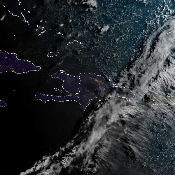 météo tropicale : Image satellite .