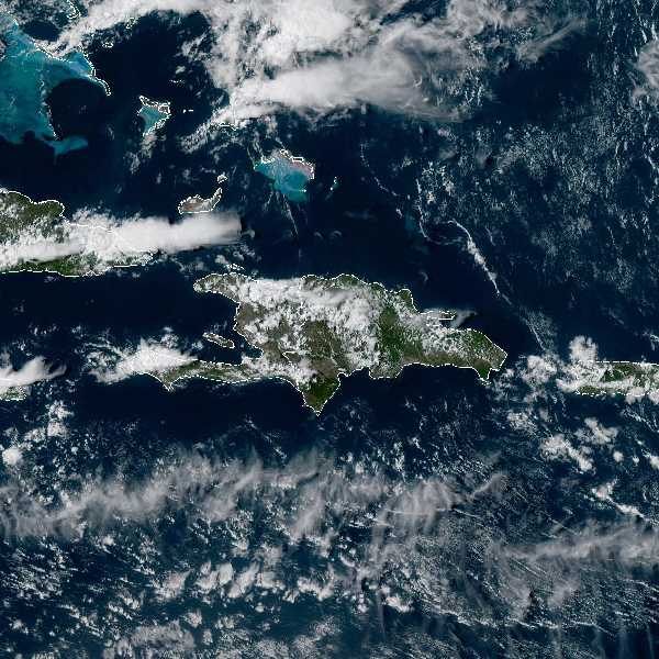 météo tropicale : Image satellite .