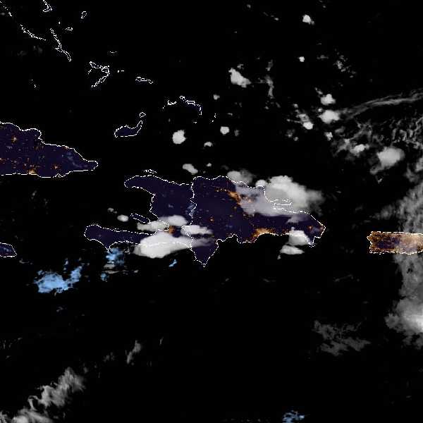 météo tropicale : Image satellite .