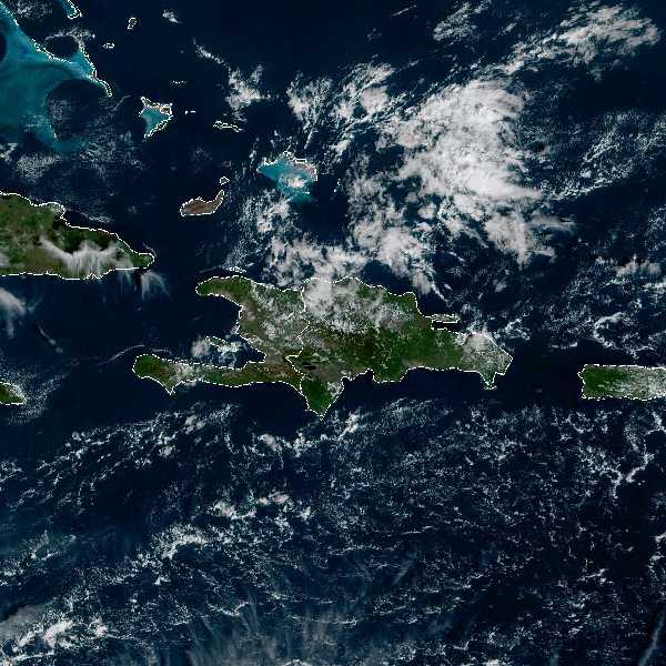 météo tropicale : Image satellite .