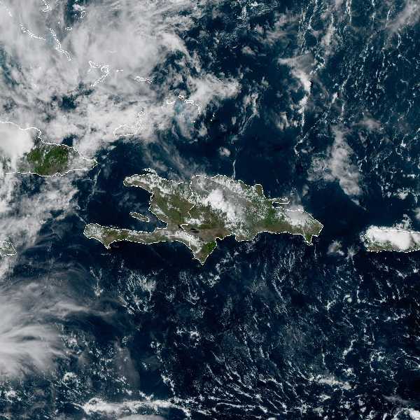 météo tropicale : Image satellite .