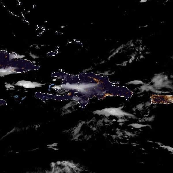 météo tropicale : Image satellite .