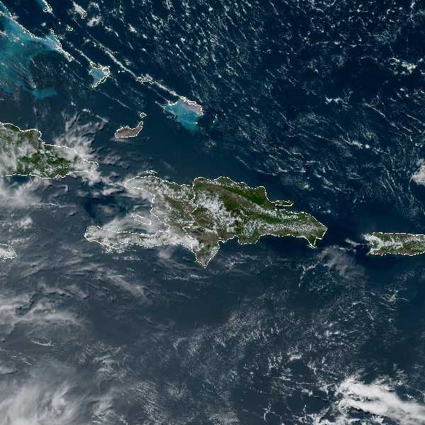 météo tropicale : Image satellite .