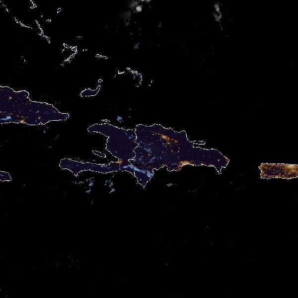 météo tropicale : Image satellite .