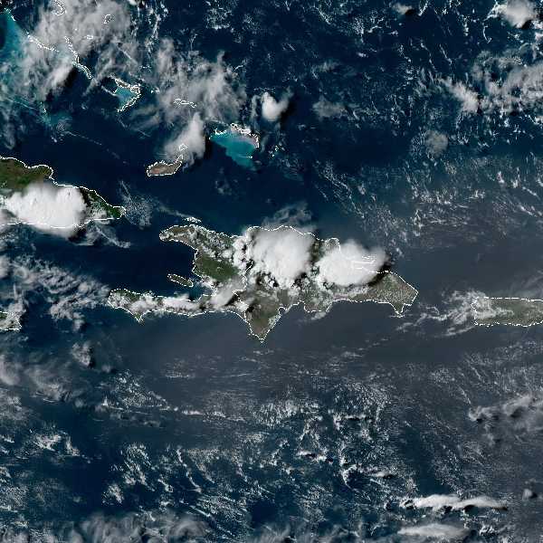 météo tropicale : Image satellite .
