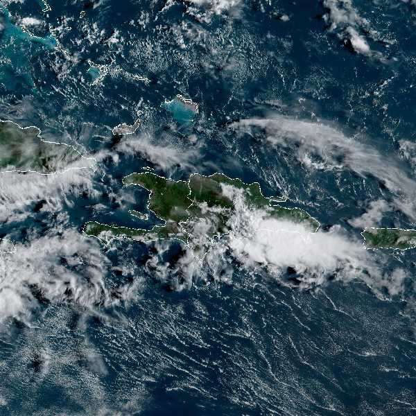 météo tropicale : Image satellite .