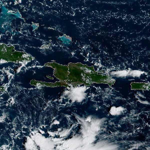 météo tropicale : Image satellite .