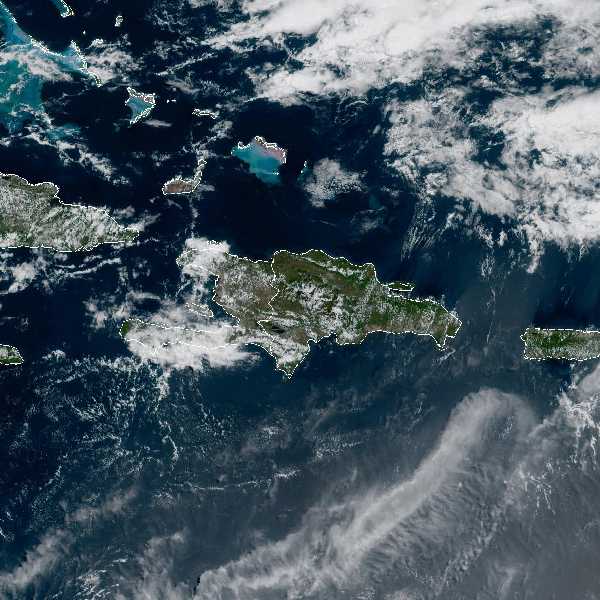 météo tropicale : Image satellite .