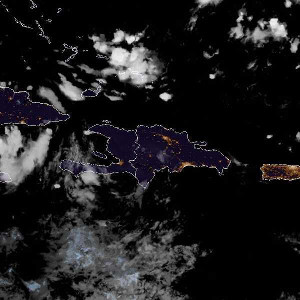 météo tropicale : Image satellite .