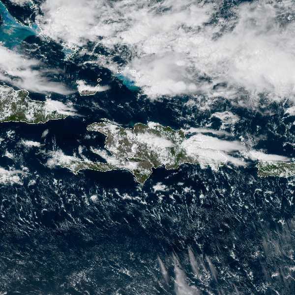 météo tropicale : Image satellite .