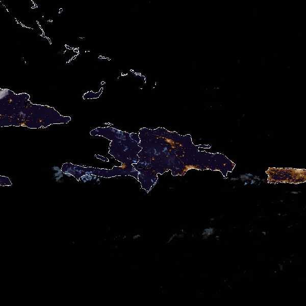 météo tropicale : Image satellite .