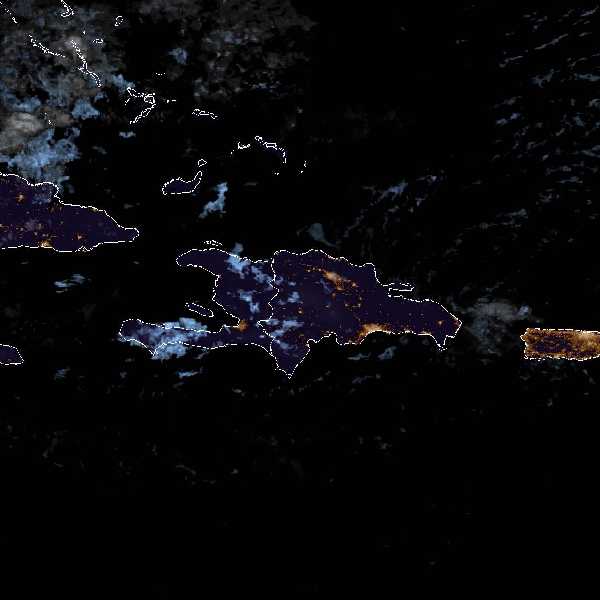 météo tropicale : Image satellite .