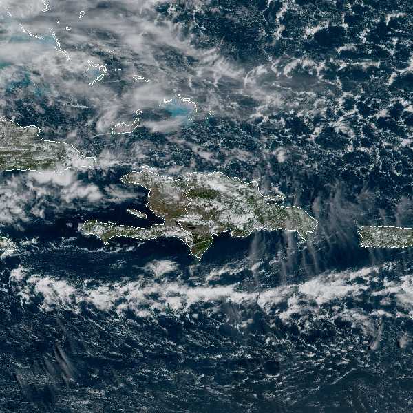 météo tropicale : Image satellite .