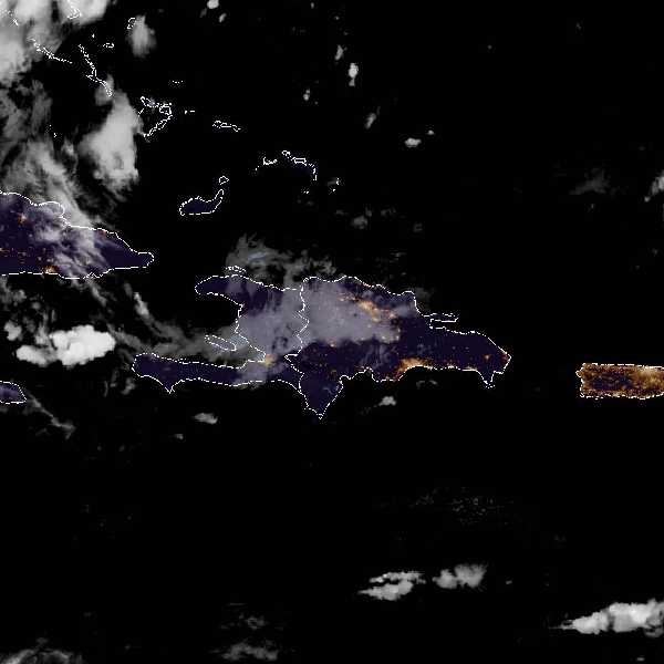 météo tropicale : Image satellite .