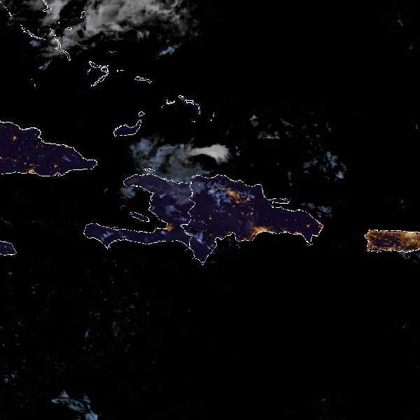 météo tropicale : Image satellite .
