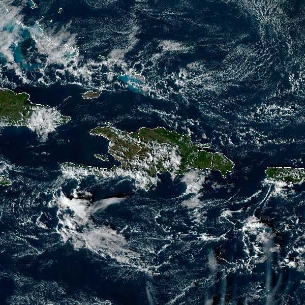 météo tropicale : Image satellite .