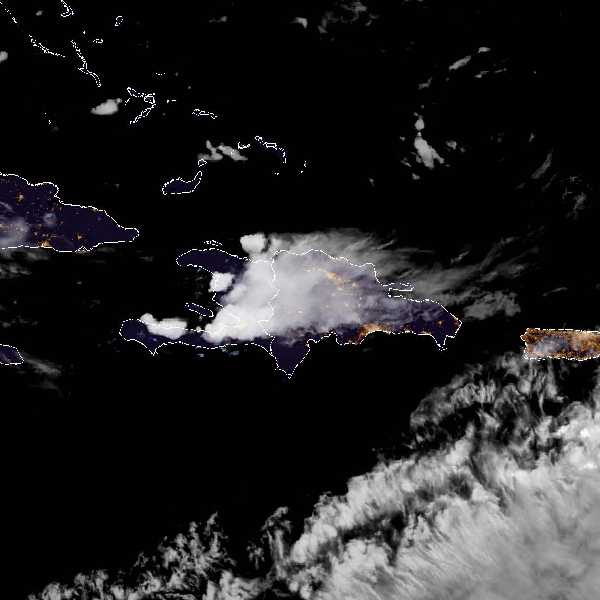 météo tropicale : Image satellite .