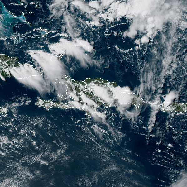 météo tropicale : Image satellite .