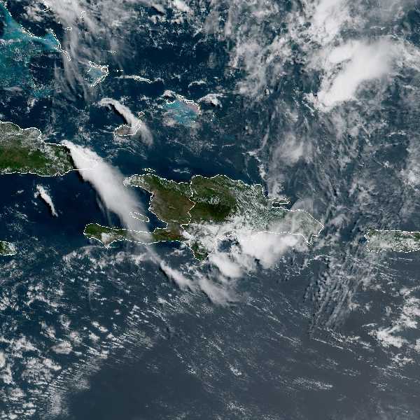 météo tropicale : Image satellite .
