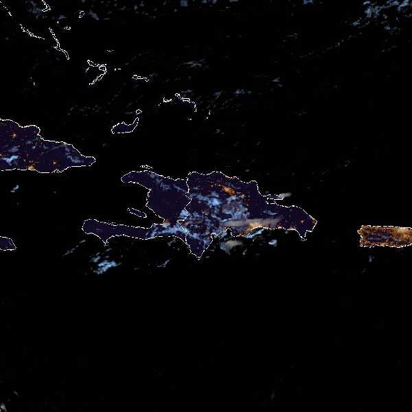 météo tropicale : Image satellite .
