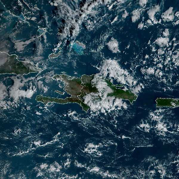 météo tropicale : Image satellite .