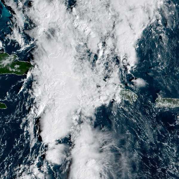 météo tropicale : Image satellite .