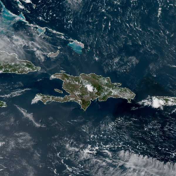 météo tropicale : Image satellite .