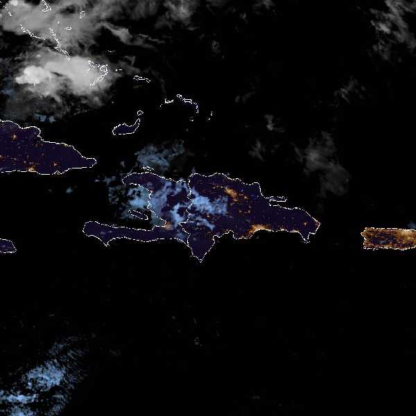 météo tropicale : Image satellite .