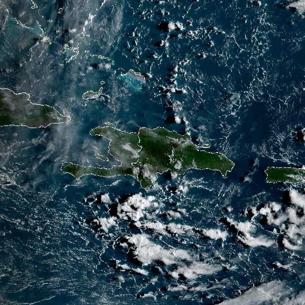 météo tropicale : Image satellite .