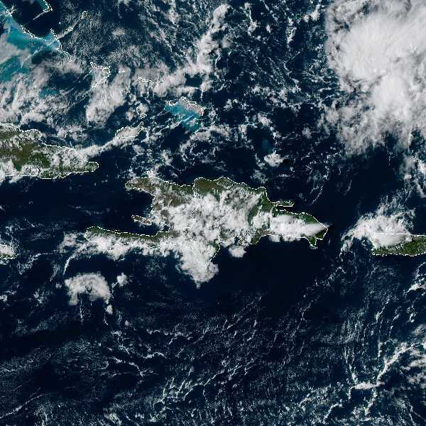 météo tropicale : Image satellite .