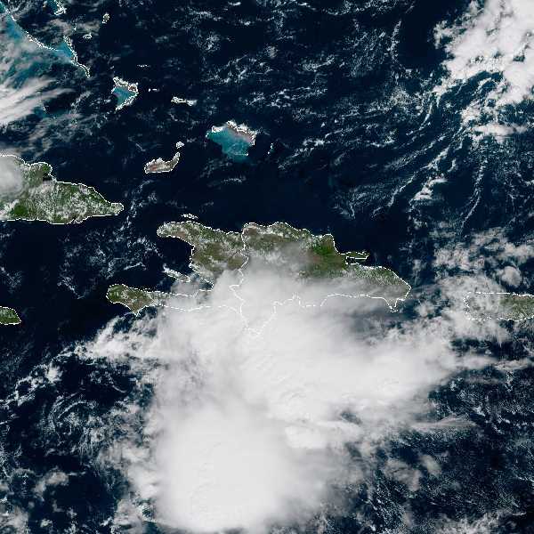 météo tropicale : Image satellite .