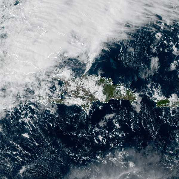 météo tropicale : Image satellite .