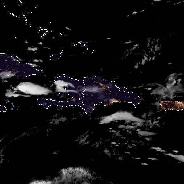météo tropicale : Image satellite .