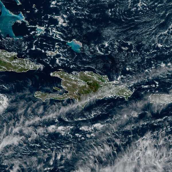 météo tropicale : Image satellite .