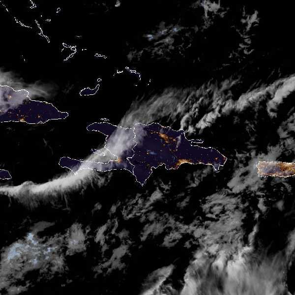 météo tropicale : Image satellite .