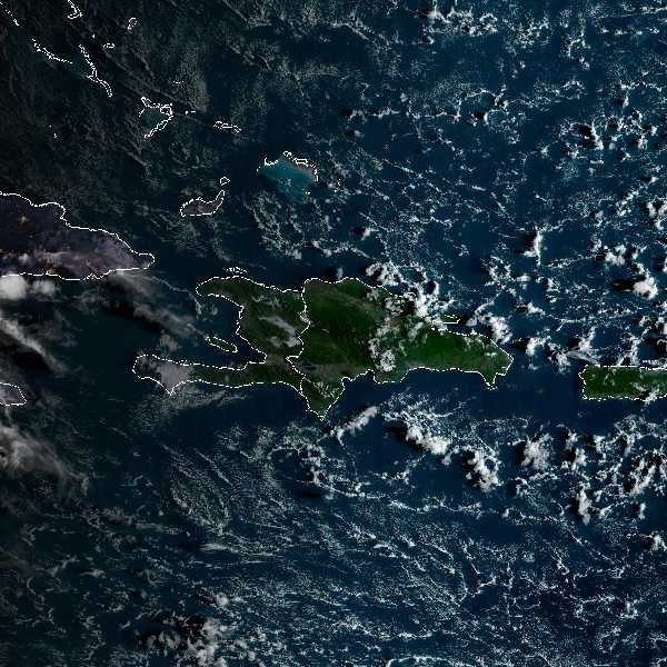 météo tropicale : Image satellite .
