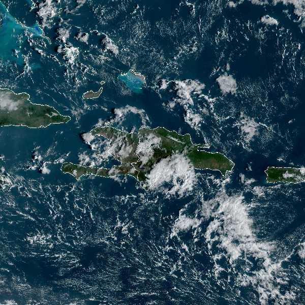 météo tropicale : Image satellite .