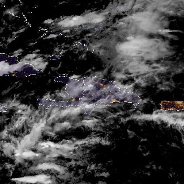 météo tropicale : Image satellite .