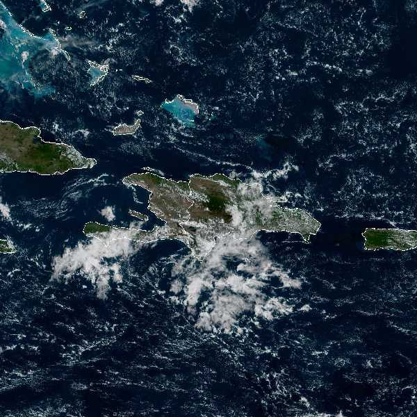 météo tropicale : Image satellite .