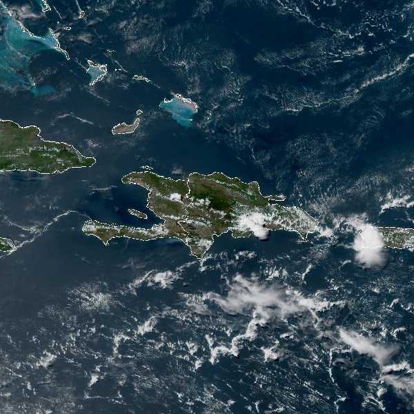 météo tropicale : Image satellite .