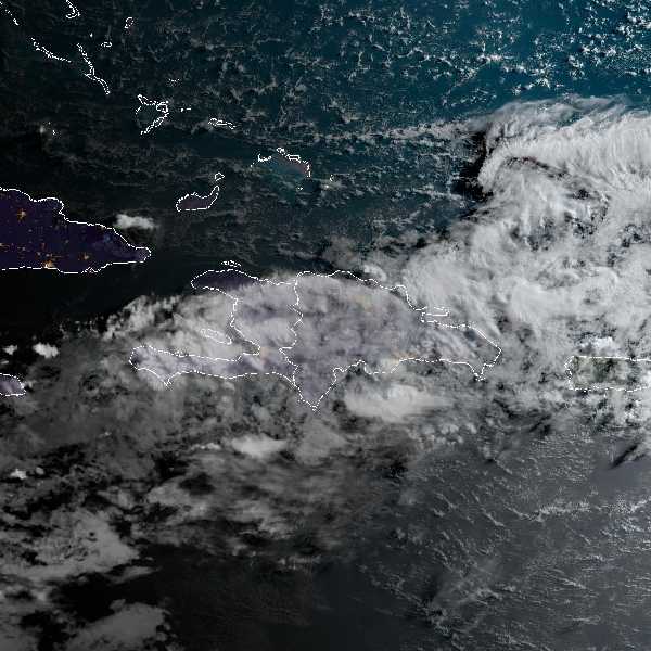 météo tropicale : Image satellite .